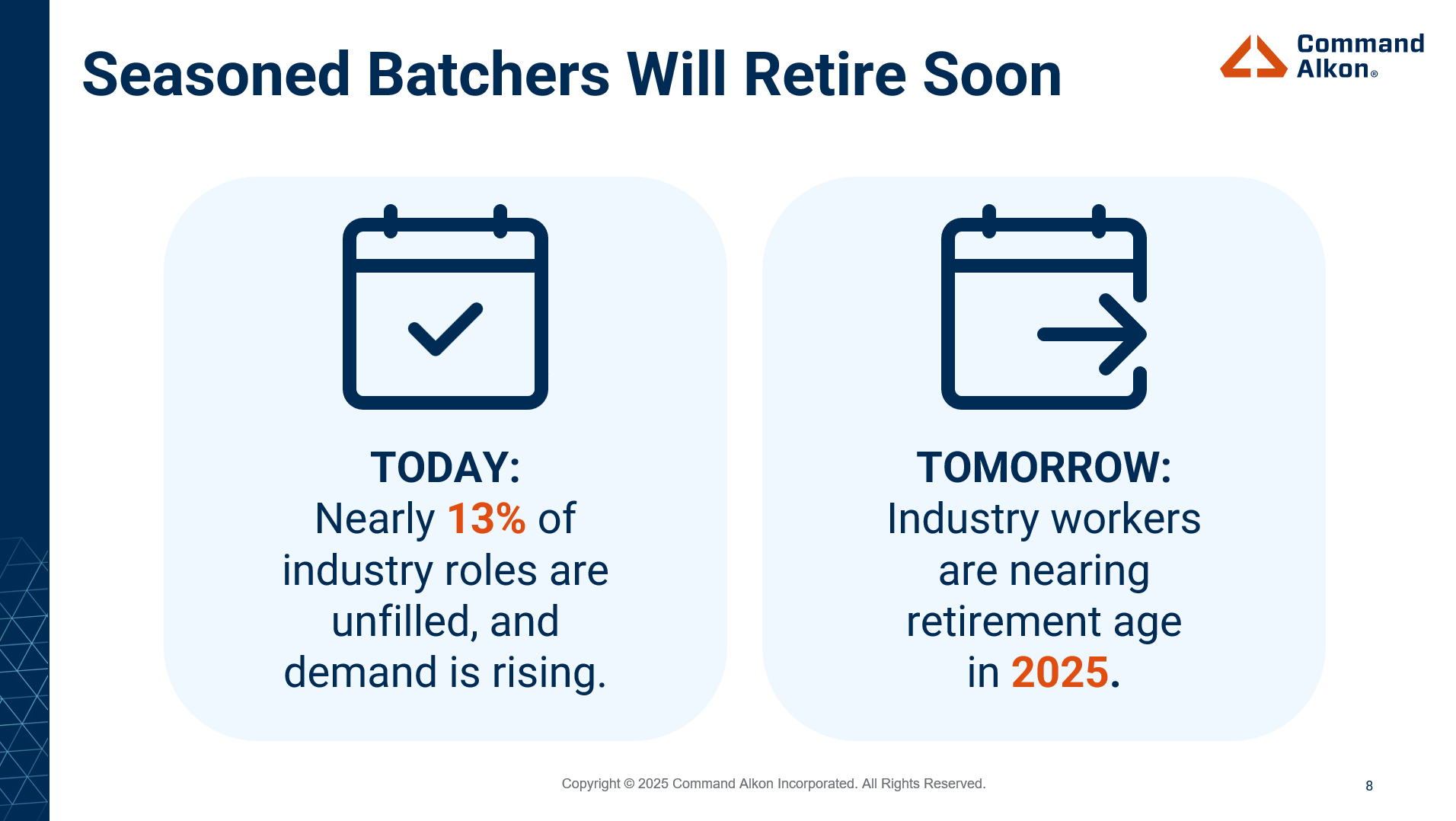 Seasoned ready mix batchers are retiring soon.
