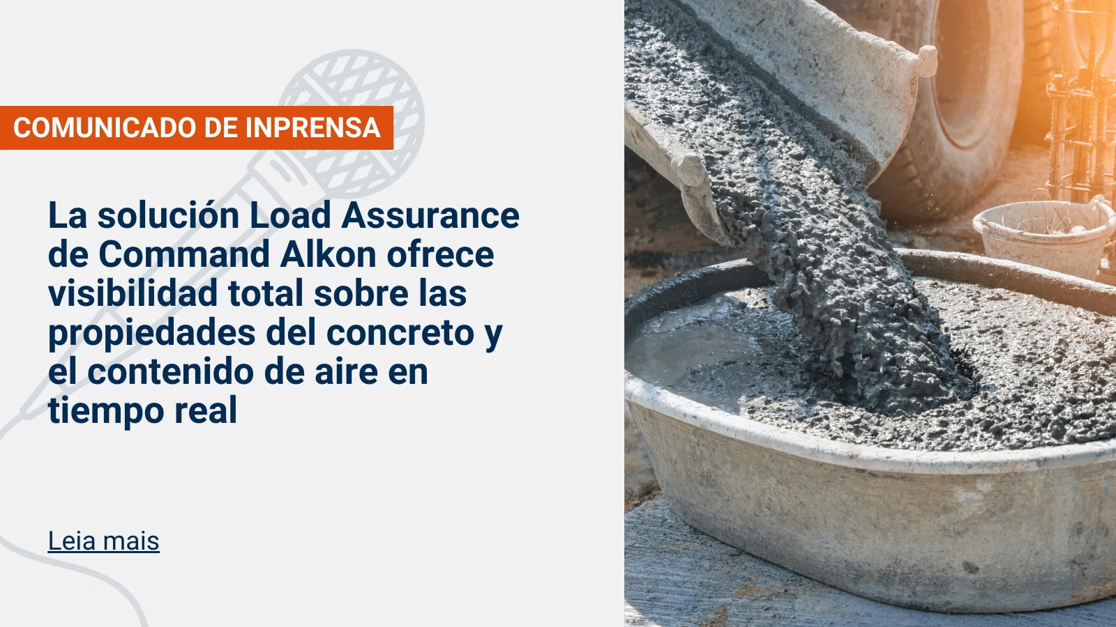 La solución Load Assurance de Command Alkon ofrece visibilidad total sobre las propiedades del concreto y el contenido de aire