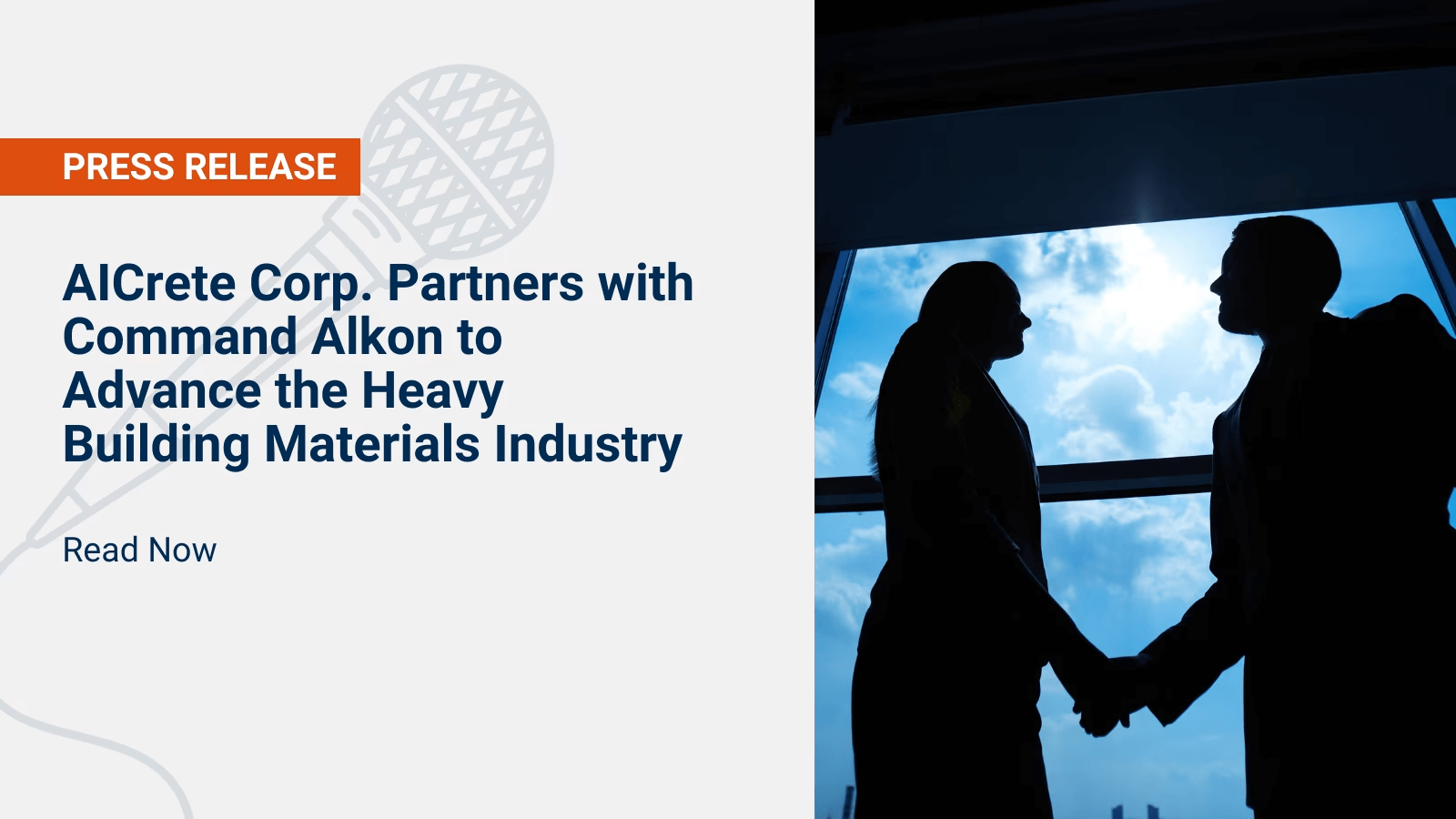 AICrete Corp. Partners with Command Alkon to Advance the Heavy Building Materials Industry