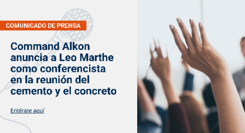 Command Alkon anuncia a Leo Marthe como conferencista en la reunión del cemento y el concreto