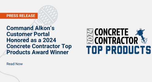 Command Alkon’s Customer Portal Honored as a 2024 Concrete Contractor Top Products Award Winner
