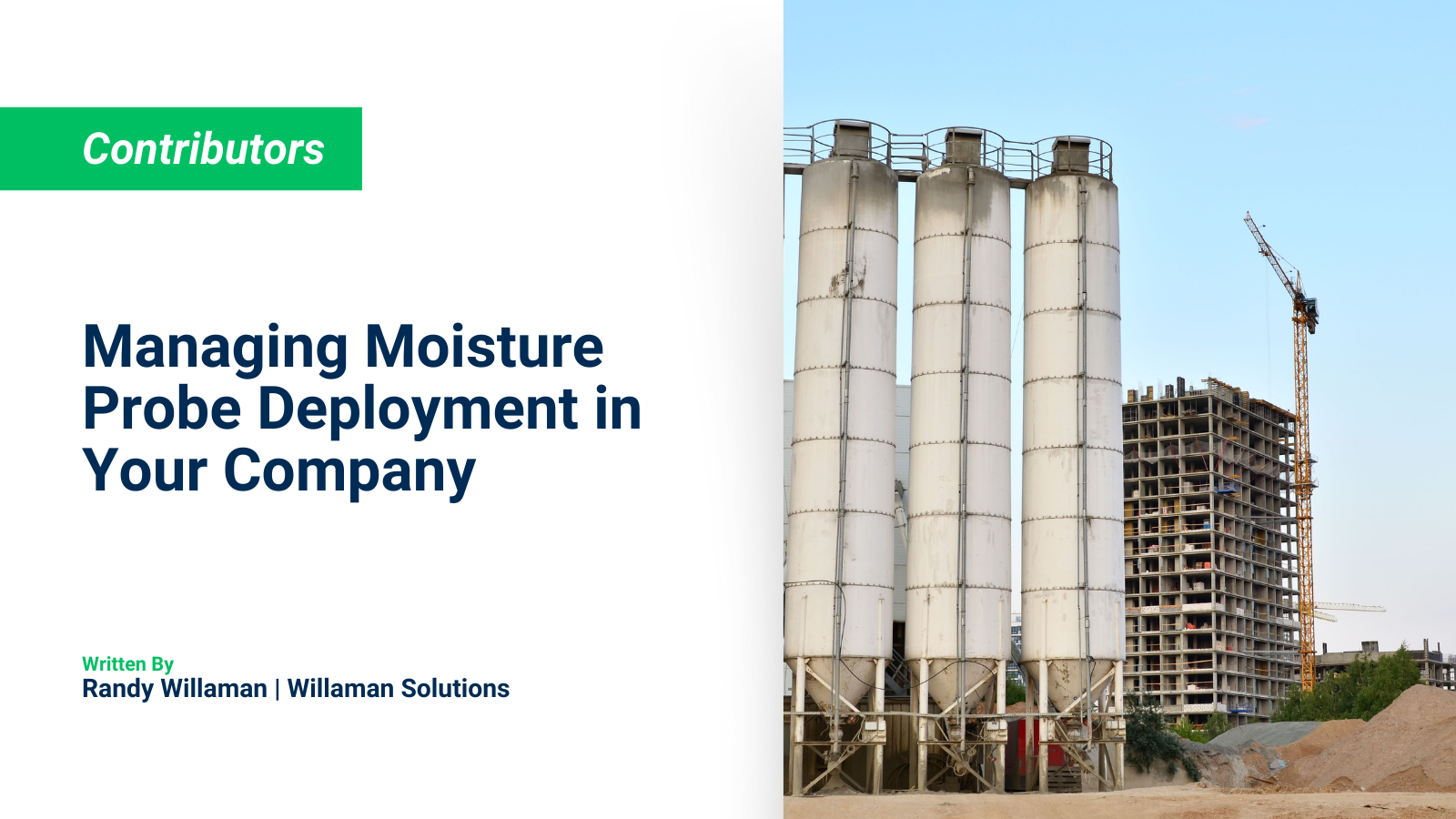 Managing moisture probe deployment, ready mix