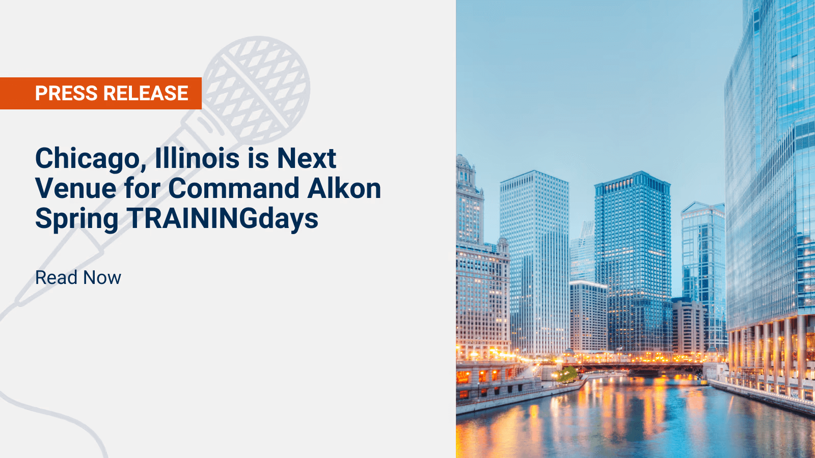 Chicago, Illinois is Next Venue for Command Alkon Spring TRAININGdays